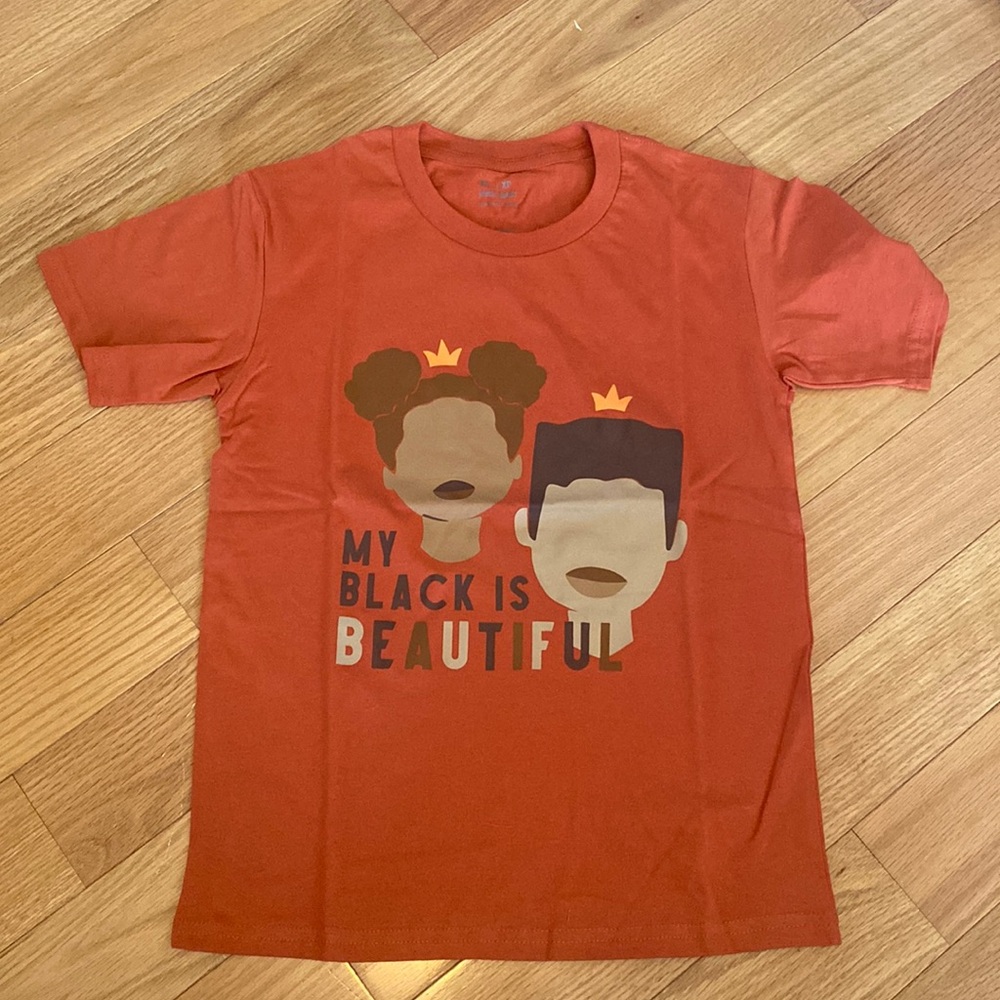 Kids my black is beautiful tshirt